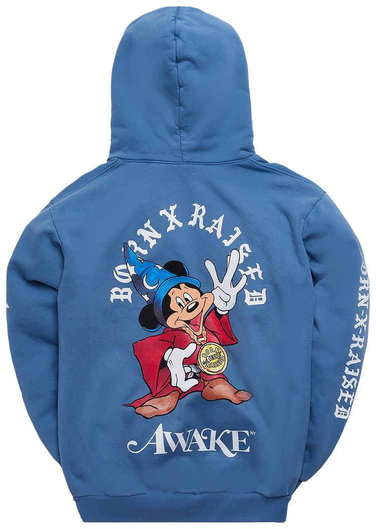 Born x Raised x Awake Fantasia Hoodie Slate Blue