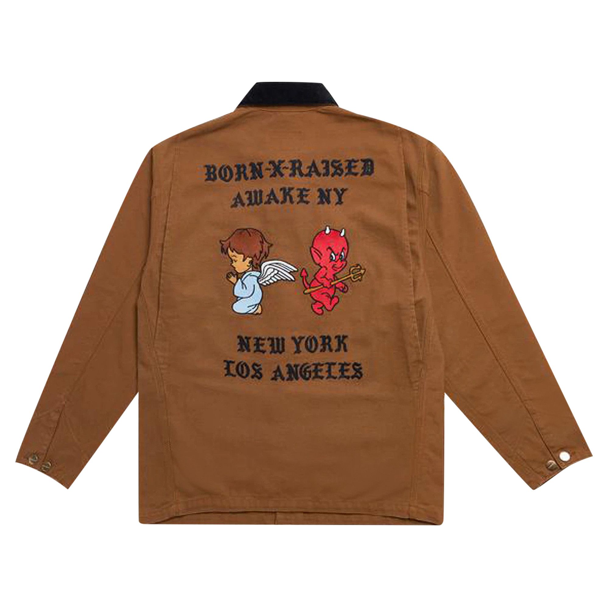 Buy Born x Raised x Awake x Carhartt WIP Chore Coat 'Brown' -  B3047AWAKEBRWN | GOAT
