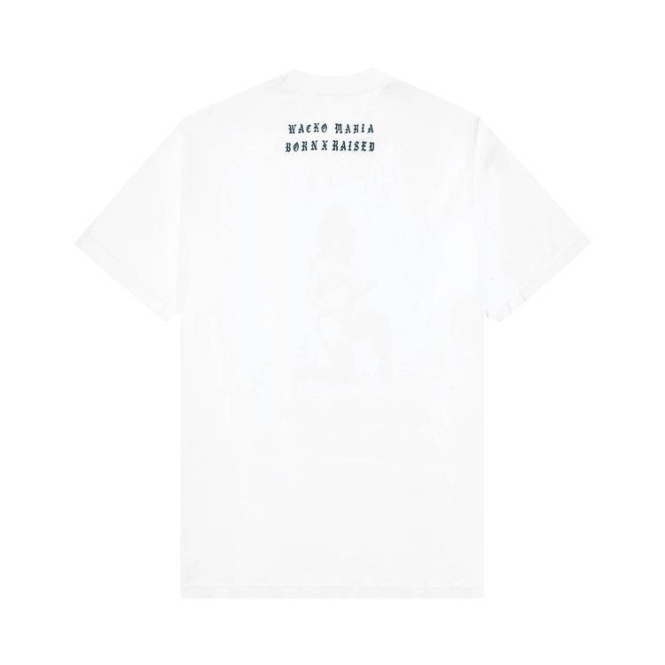 Born x Raised x Wacko Maria Crew Neck T Shirt Type 1 White