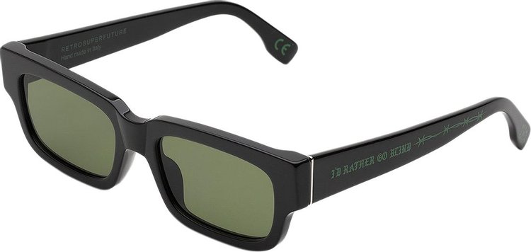 RetroSuperFuture x Born x Raised Roma Sunglasses BlackGreen