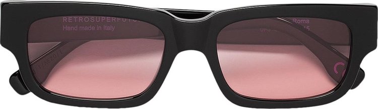RetroSuperFuture x Born x Raised Roma Sunglasses 'Black/Pink'