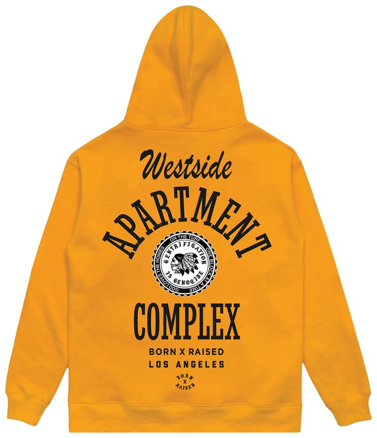 Born x Raised WS Apartment Complex Hoodie Yellow
