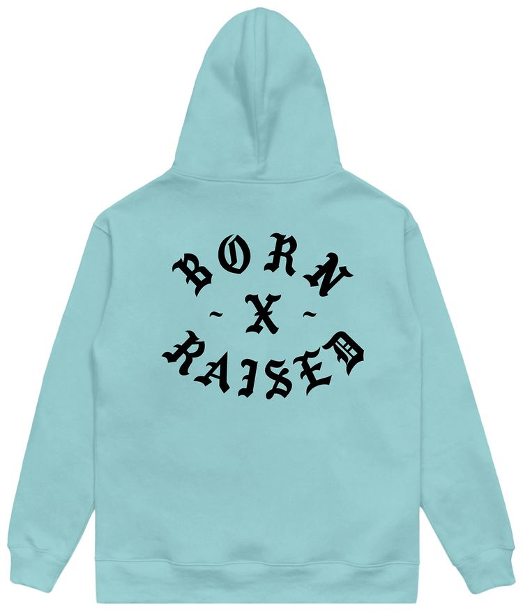 Born x Raised Rocker Hoodie Lagoon