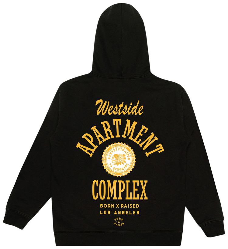 Born x Raised WS Apartment Complex Hoodie Black