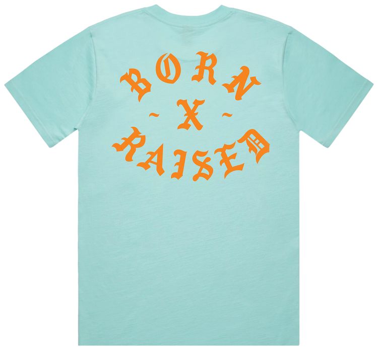 Born x Raised Rocker Tee Lagoon