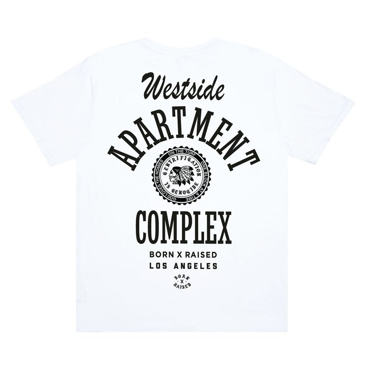 Born x Raised WS Apartment Complex Tee White