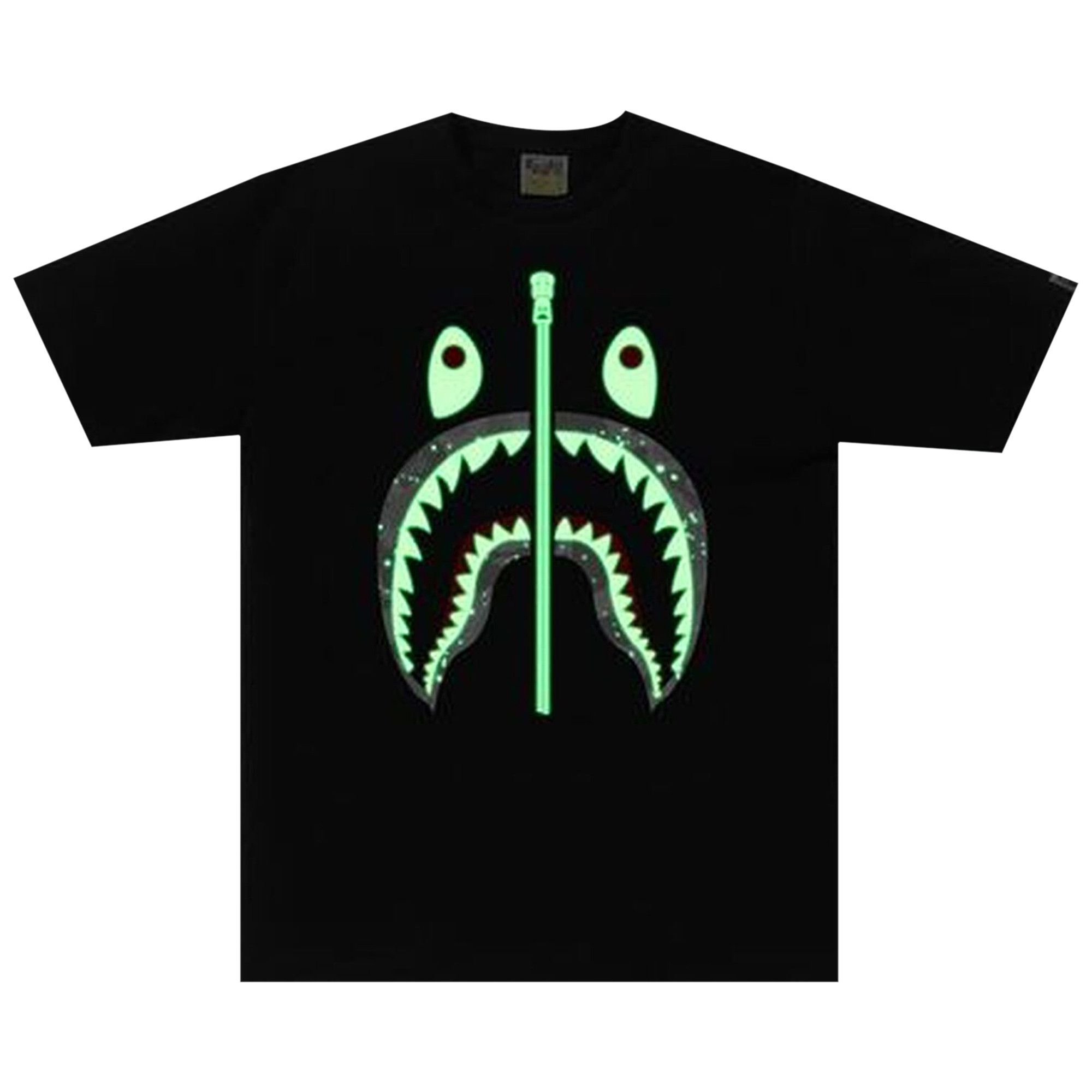 Buy BAPE Space Camo Shark Tee Black 1G20 110 011 BLACK GOAT