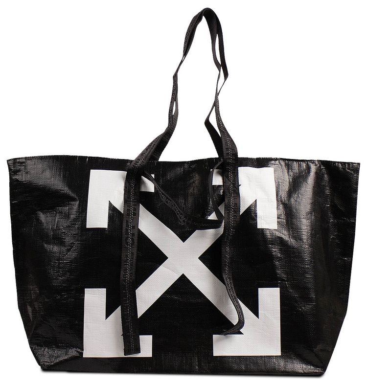 Off White New Commercial Tote BlackWhite
