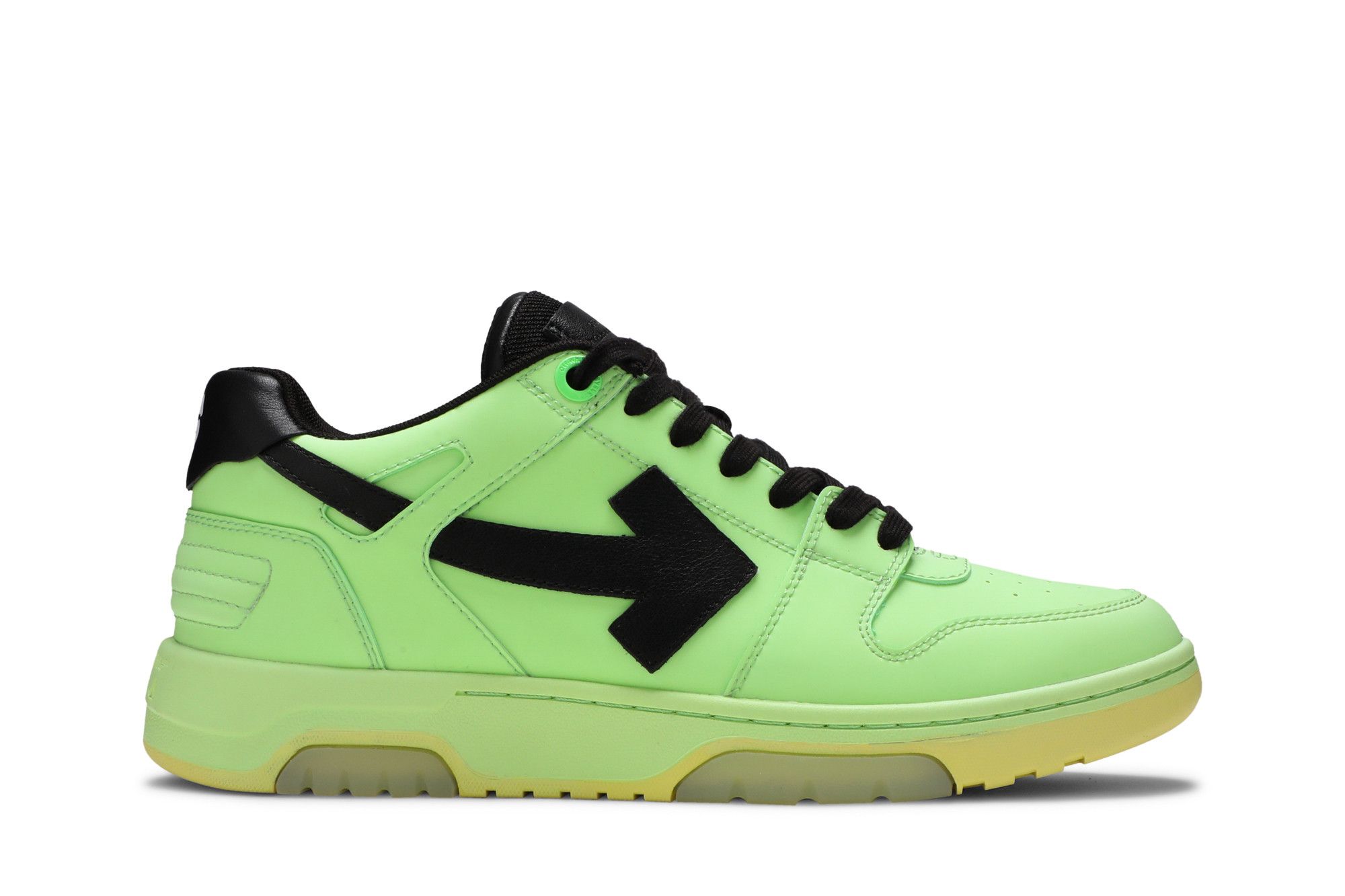 Neon green online off white shoes