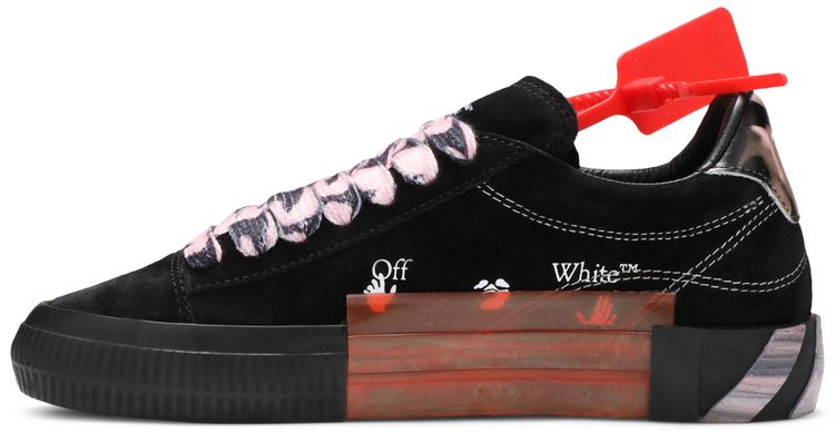 Off White Wmns Vulc Sneaker Liquid Melt   Black Pink