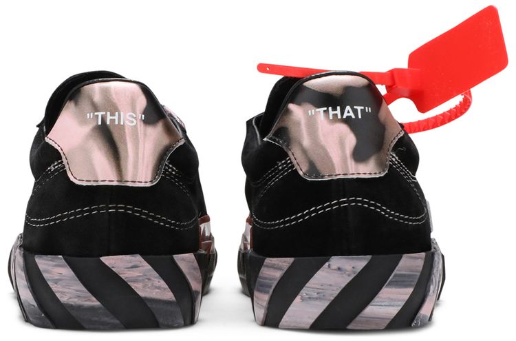 Off White Wmns Vulc Sneaker Liquid Melt   Black Pink