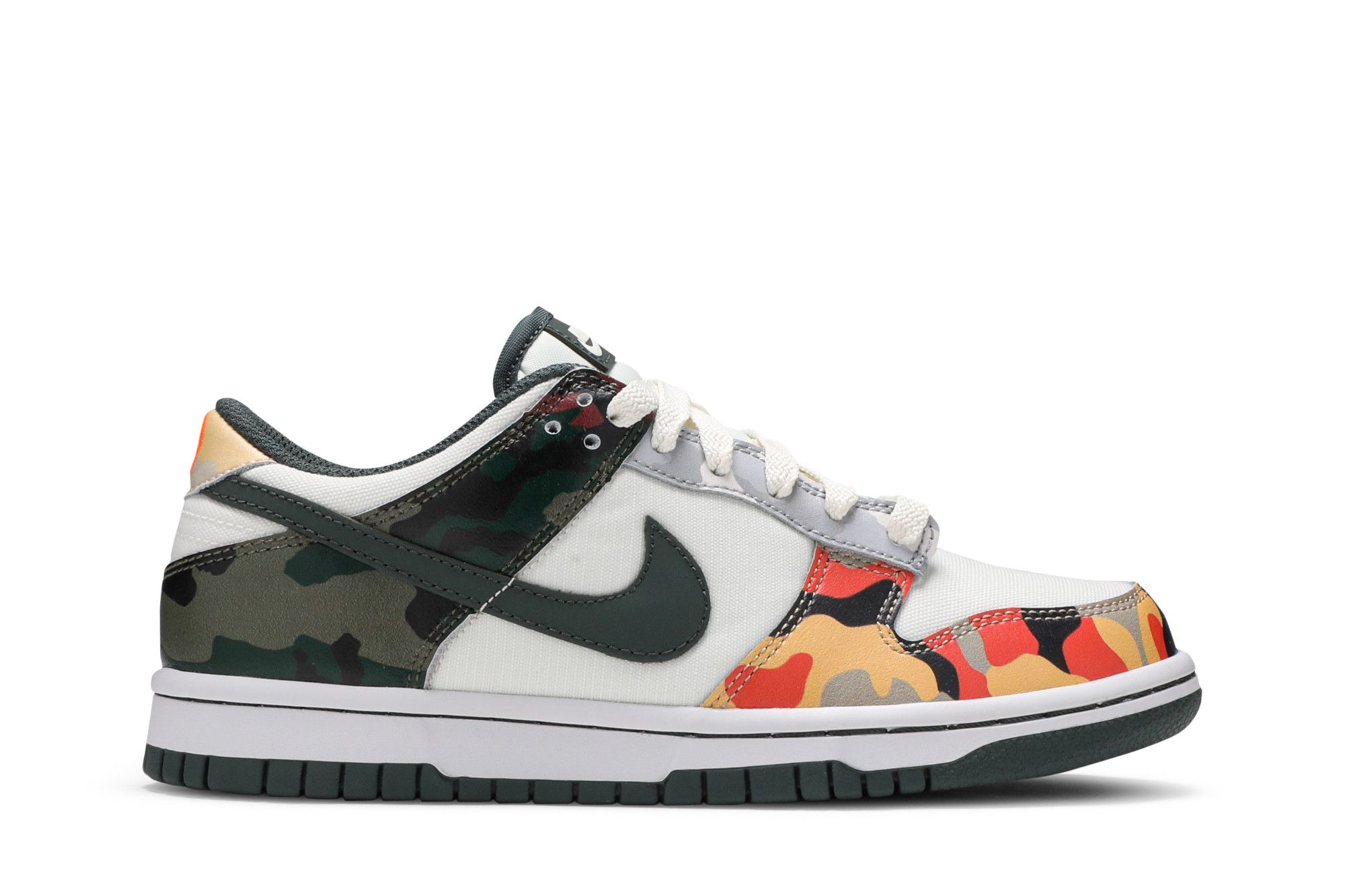 low camo dunks