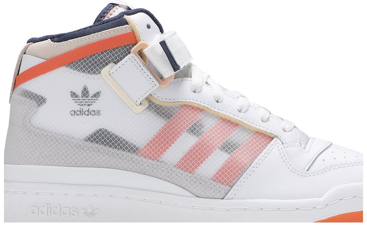 Adidas Forum Mid TT White Acid Orange
