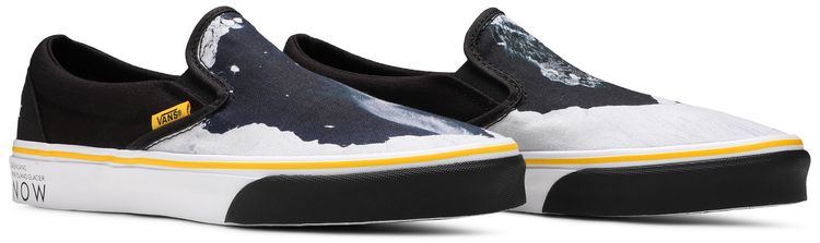 National Geographic x Vans Classic Slip On Then Now Glacier