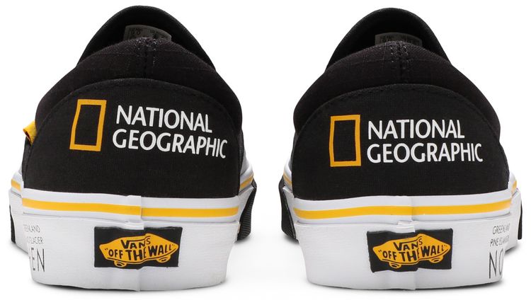 National Geographic x Vans Classic Slip On Then Now Glacier