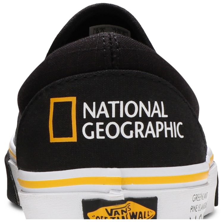 National Geographic x Vans Classic Slip On Then Now Glacier