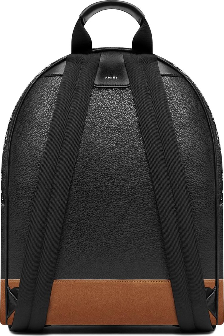 Amiri Bandana Classic Backpack BlackCognac