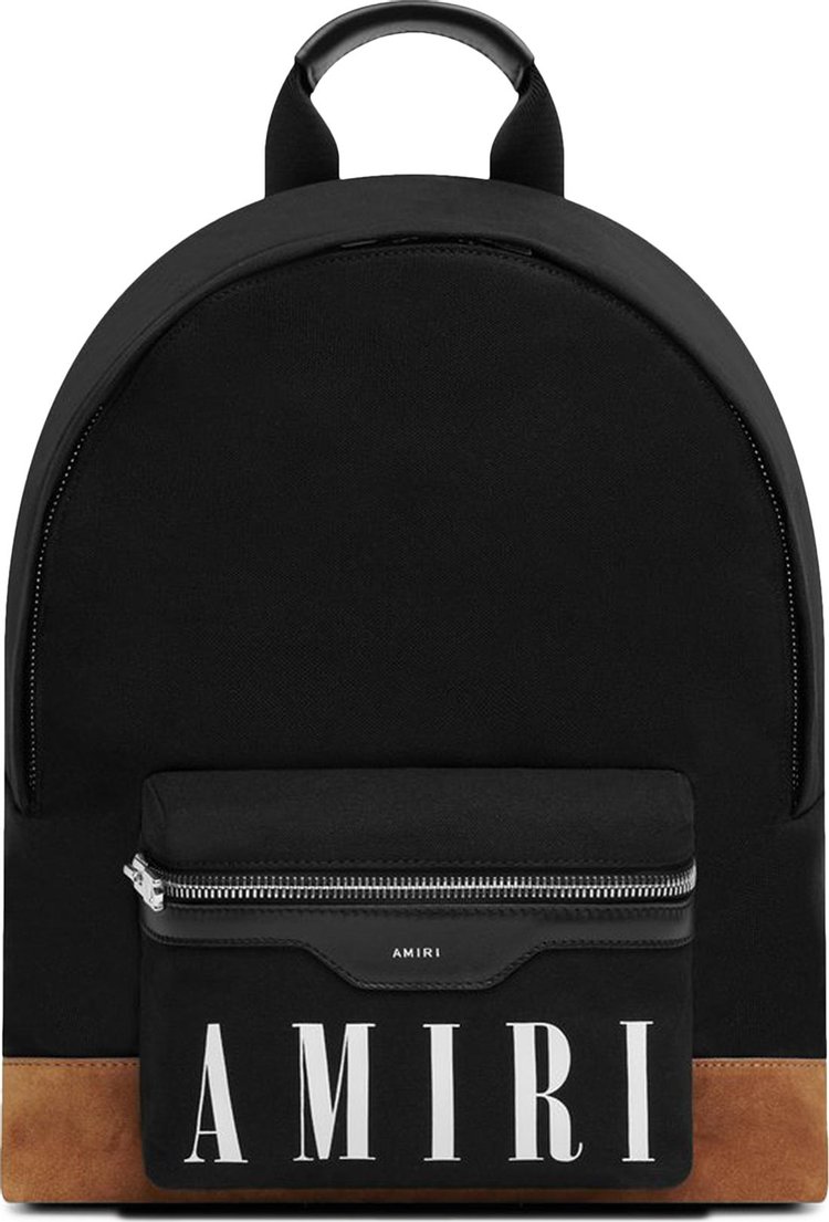 Amiri Canvas Classic Backpack BlackCognac