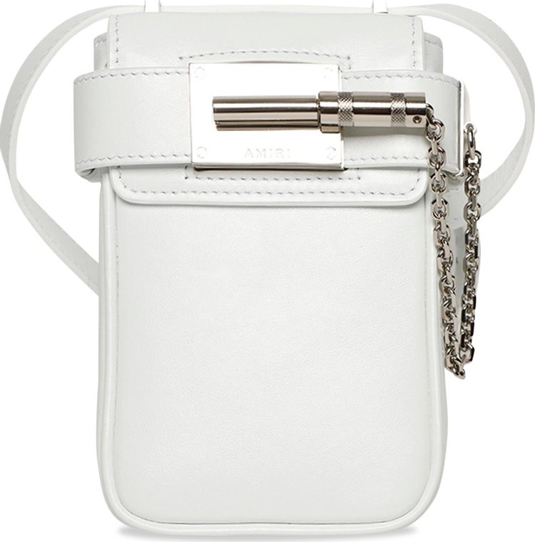 Amiri Mini Nappa Amp Crossbody Bag 'White'