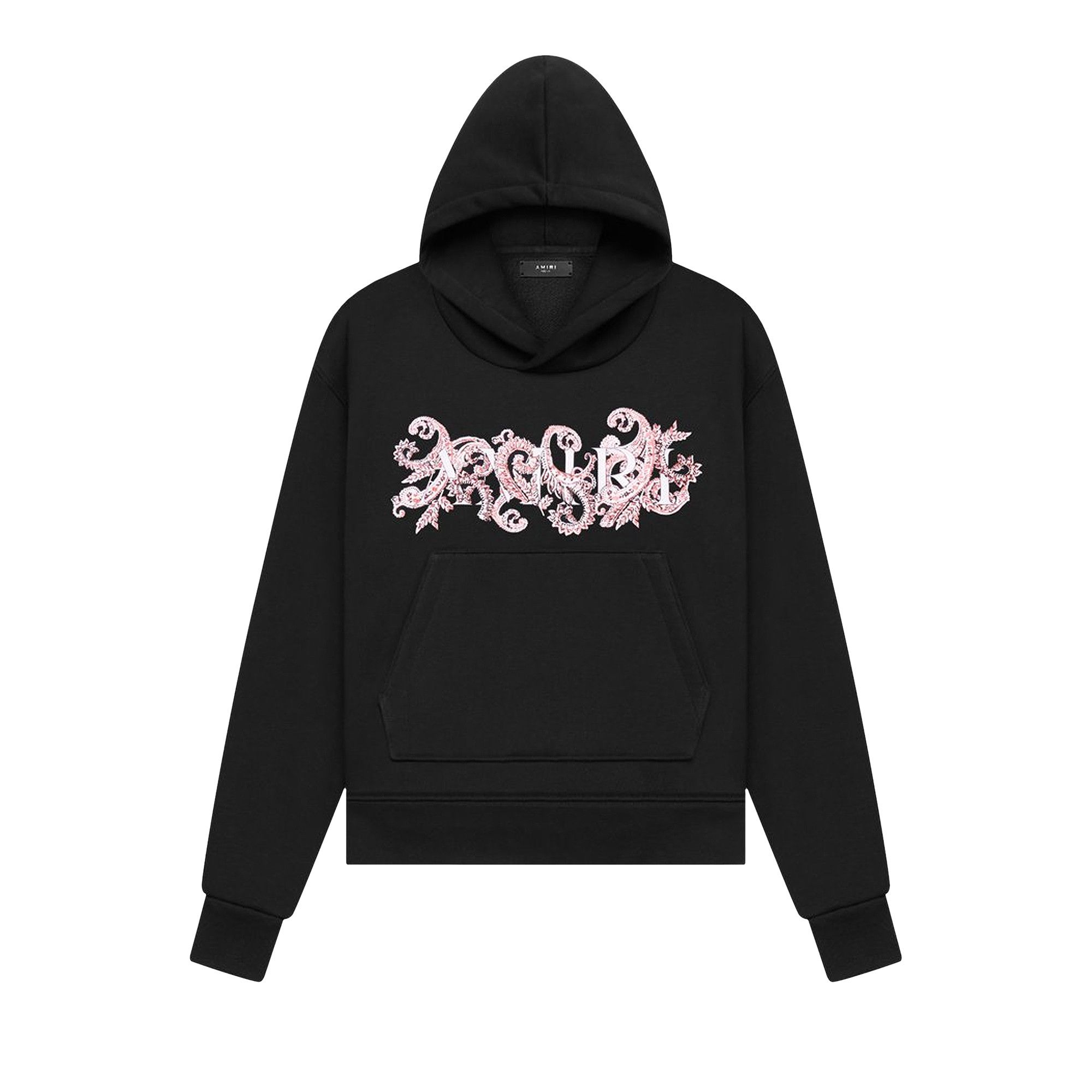 Buy Amiri Paisley Allover Hoodie Black Red MJGH045 009 BLAC GOAT