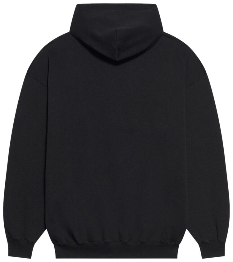 Balenciaga BB Pixel Medium Fit Hoodie BlackWhite