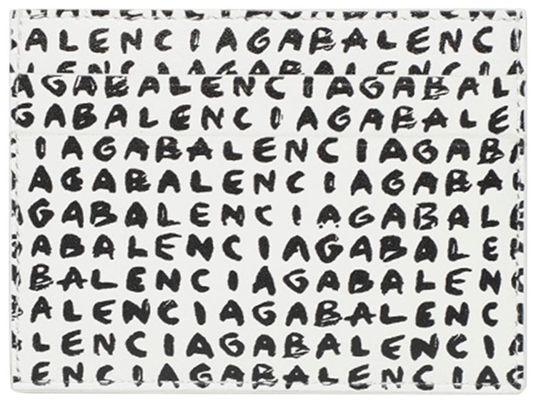 Balenciaga Credit Card Holder BlackWhite