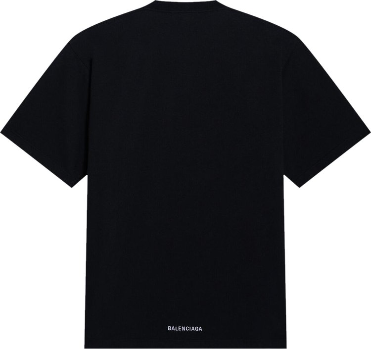 Balenciaga Pride 2021 Oversized Tee Black