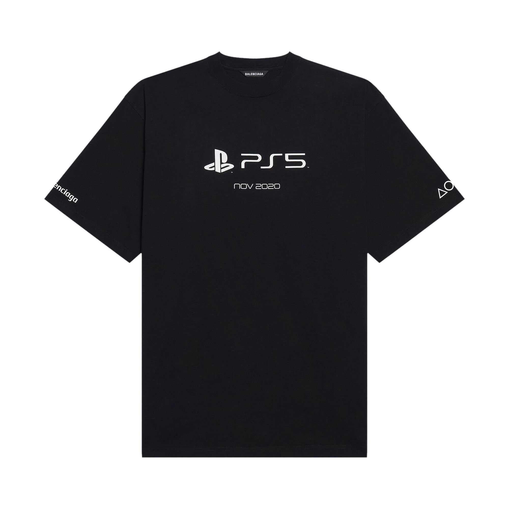 Buy Balenciaga Playstation Boxy Long-Sleeve Tee 'Black/White ...