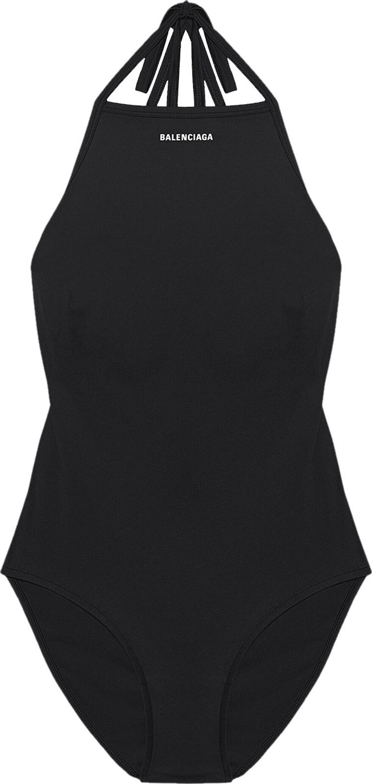 Balenciaga Strappy One Piece Swimsuit 'Black'