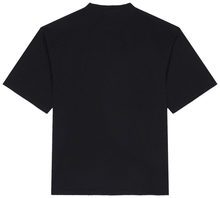 Balenciaga Free Logo Wide Tee BlackWhite