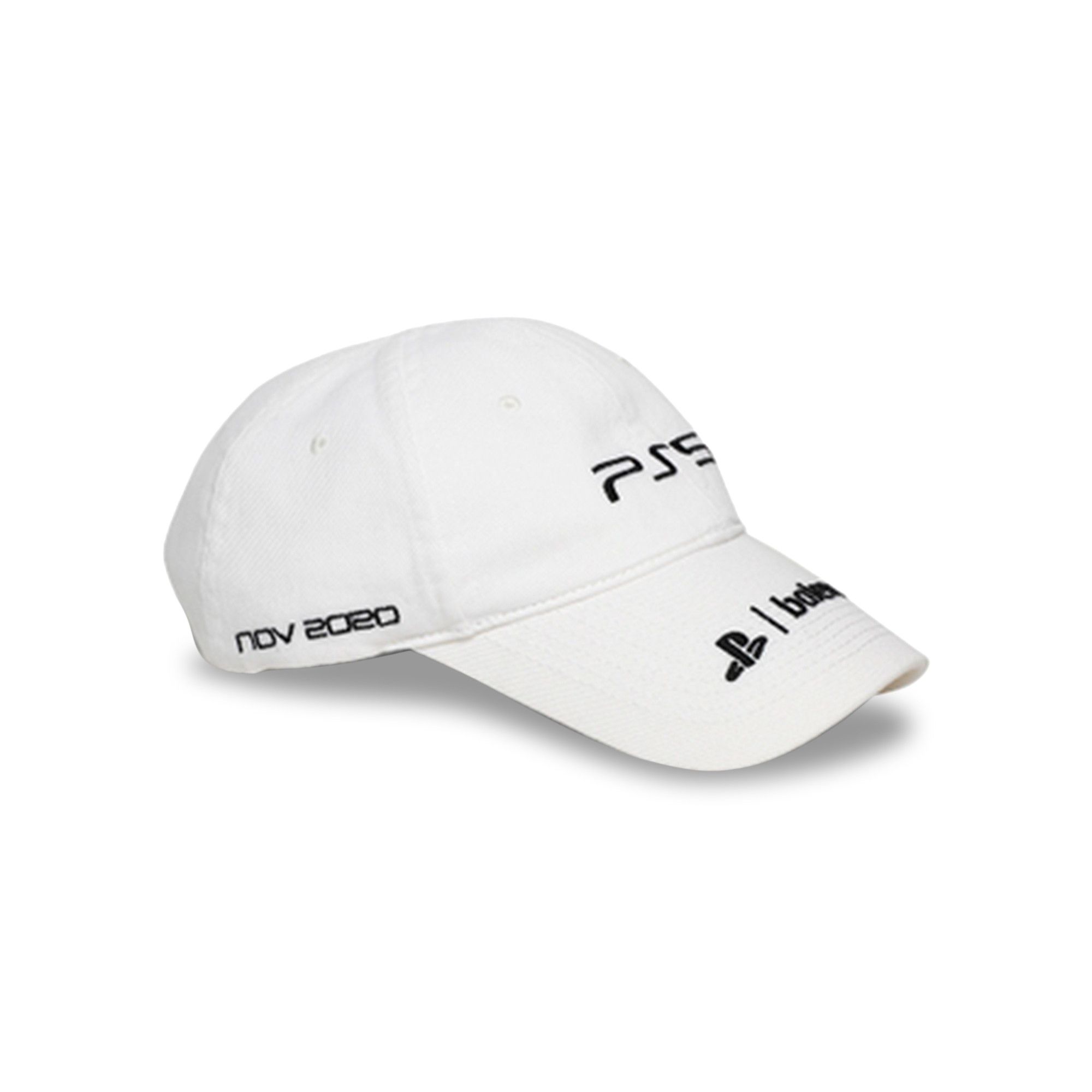 Buy Balenciaga Embroidered PS5 Cap 'White/Black' - 661879