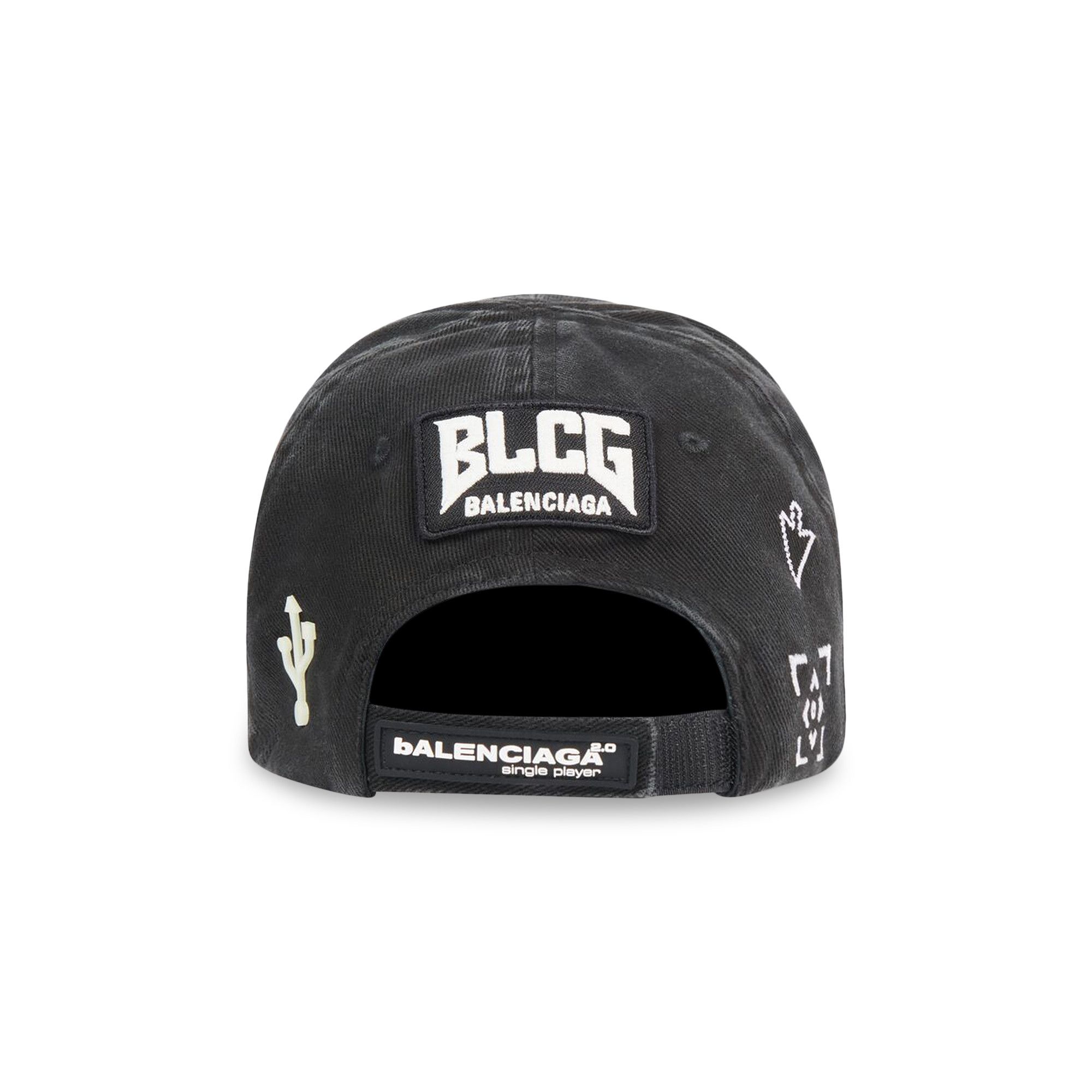Buy Balenciaga Gamer Cap 'Black' - 661881 410B2 1000 | GOAT