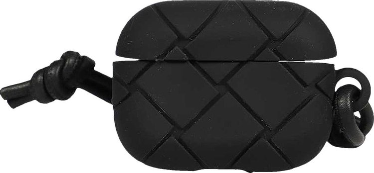 Bottega Veneta Tech Rubber Airpods Pro Case Black