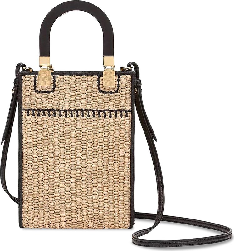 Fendi Mini Sunshine Bag NaturalNero