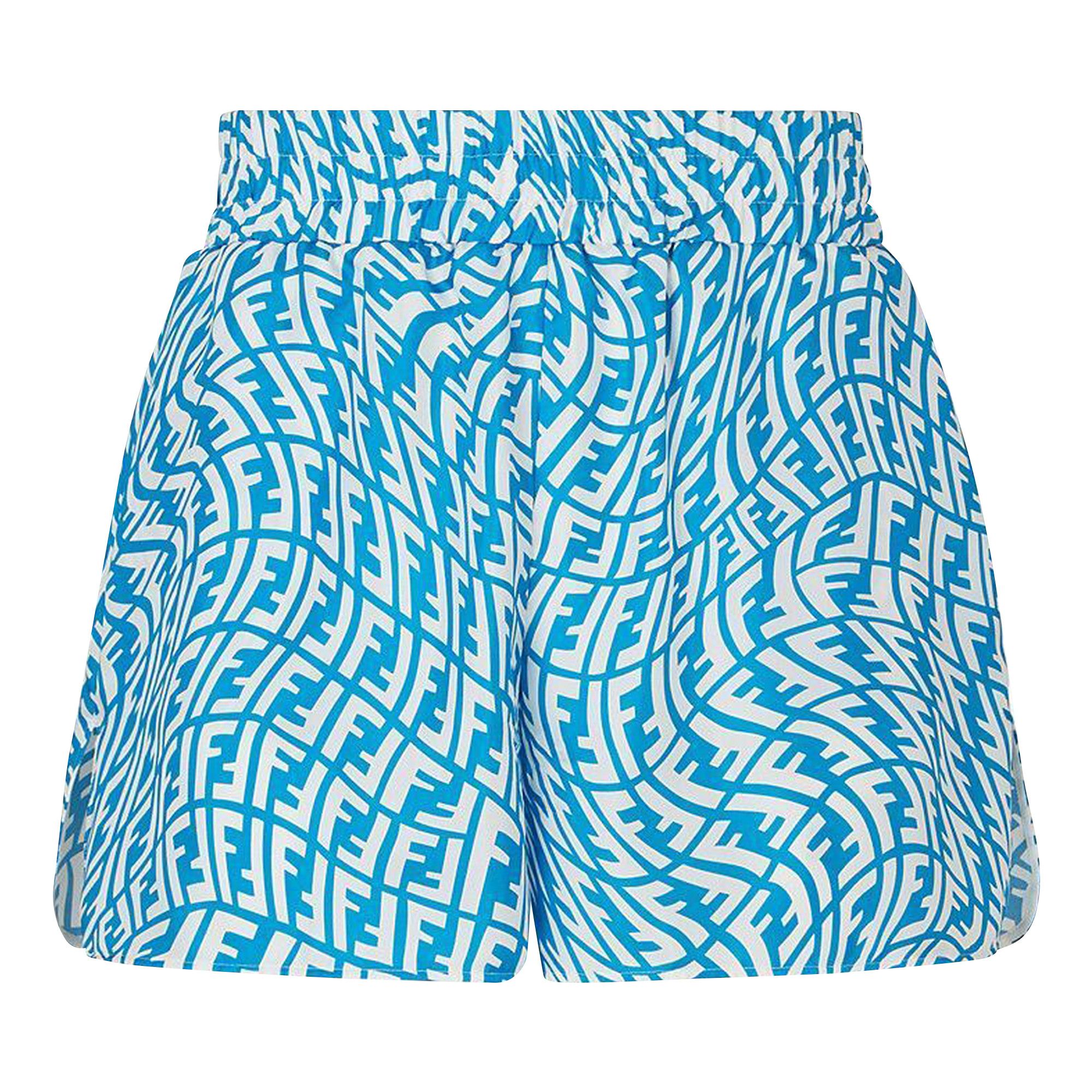 Blue fendi shorts sale