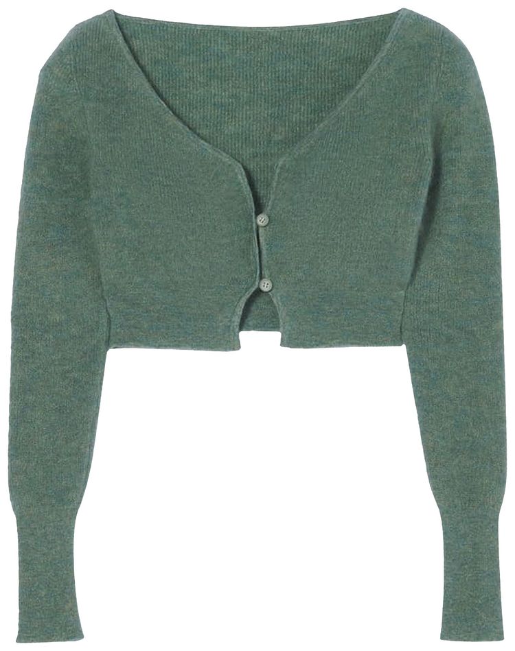 Jacquemus Le Cardigan Alzou Green