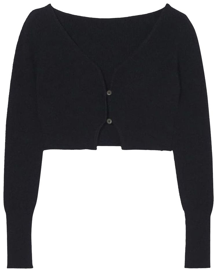 Jacquemus Le Cardigan Alzou Black