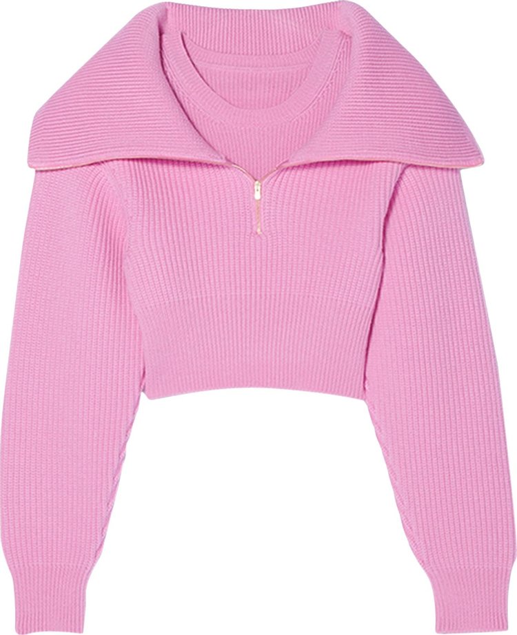 Jacquemus La Maille Risoul Sweater 'Light Pink'
