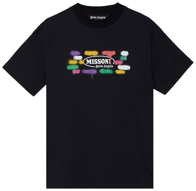 Palm Angels x Missoni Sport Tee BlackWhite