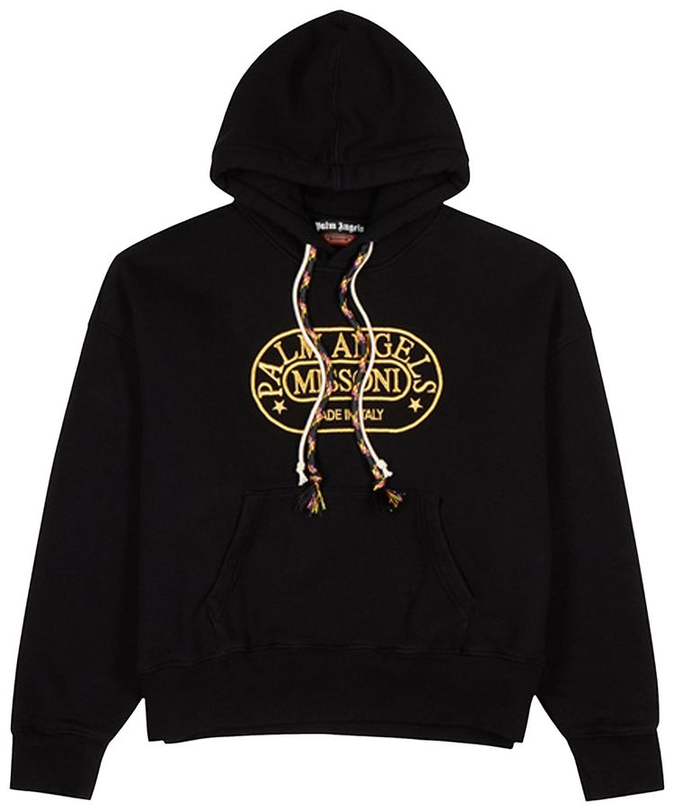 Palm Angels x Missoni Heritage Hoodie BlackYellow