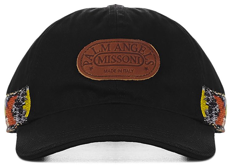 Palm Angels x Missoni Knit Tape Cap BlackMulticolor