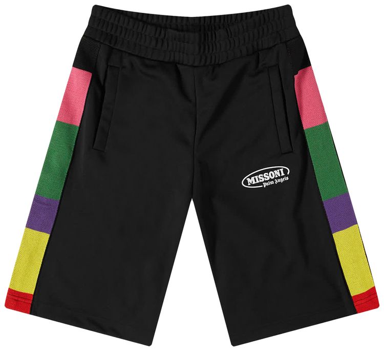 Palm Angels x Missoni Track Shorts BlackWhite