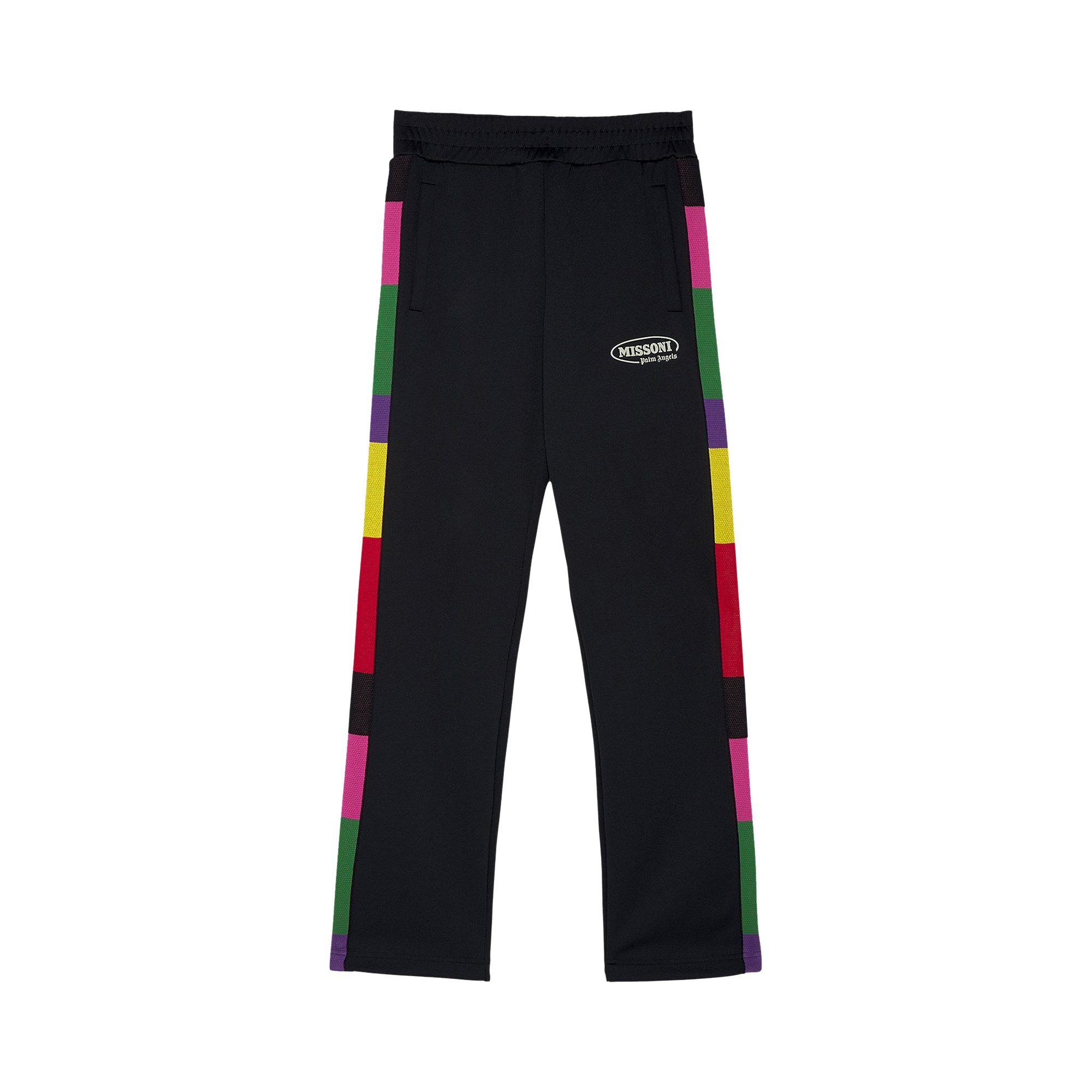 Palm Angels x Missoni Track Pants 'Black/White' | GOAT