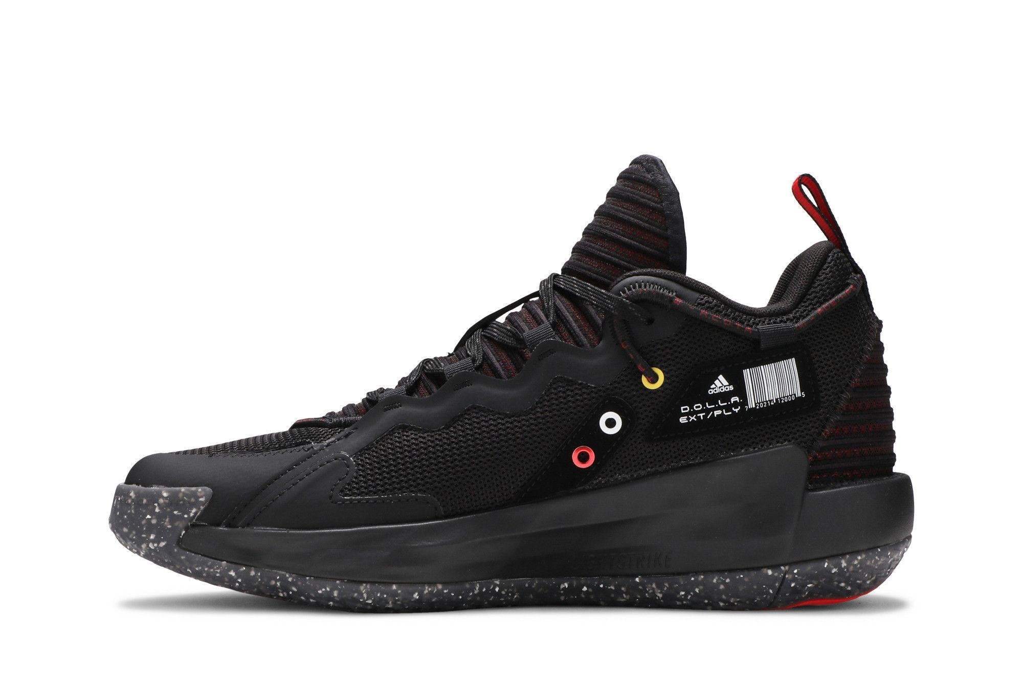 Size 14.0 Dame 7 'EXTPLY - Opponent Advisory - Black Vivid Red'