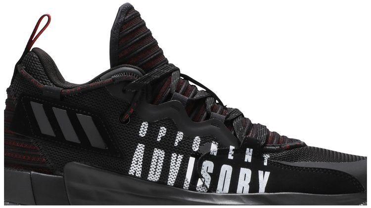 Adidas Dame 7 EXTPLY   Opponent Advisory   Black Vivid Red