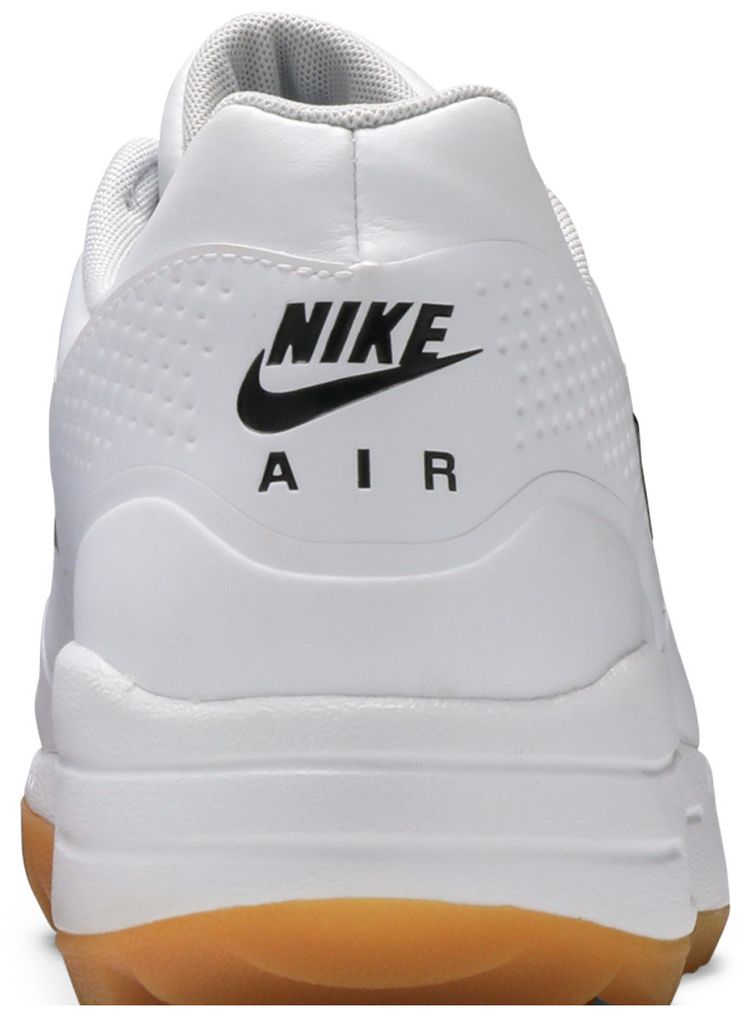 Nike Air Max 1 Golf White Gum   Black Swoosh