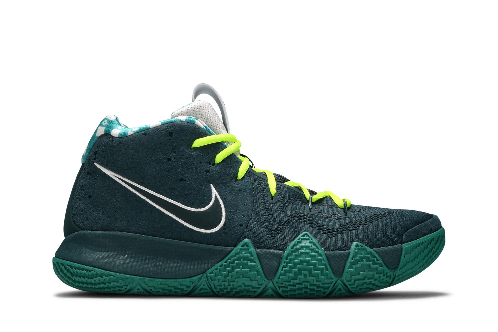 Kyrie 4s shop black and green