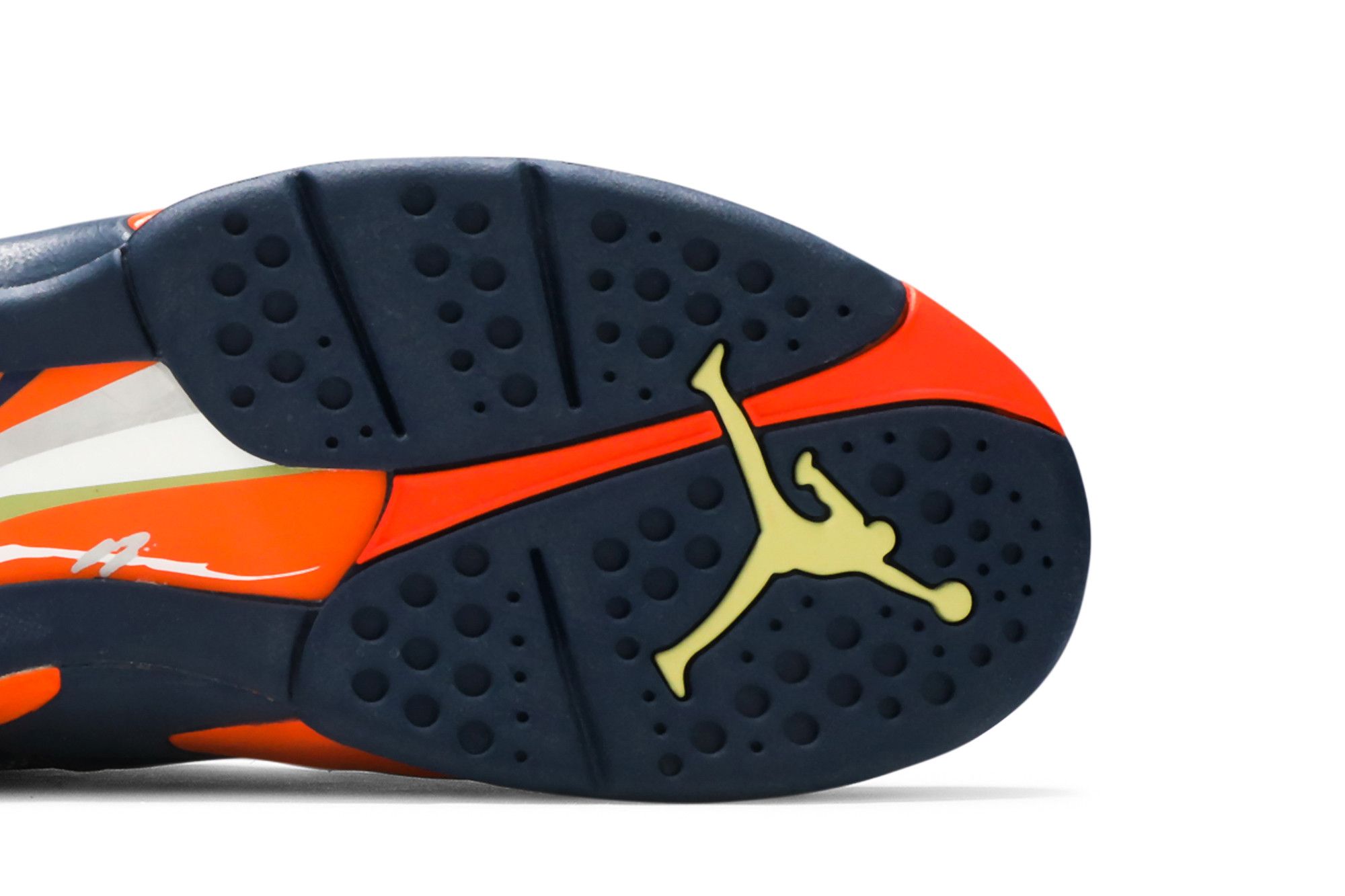 Navy blue and orange jordan 8 clearance