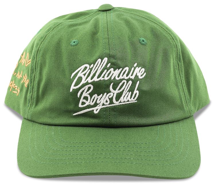Billionaire Boys Club Club Script Hat Verdant Green