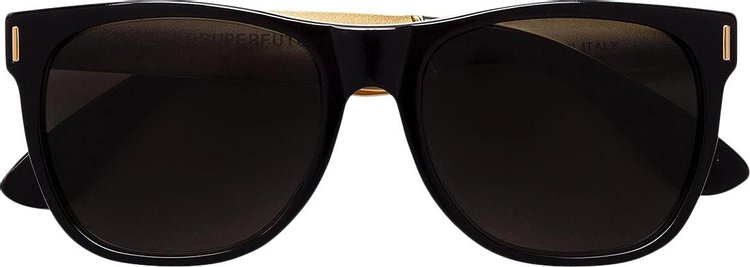 SUPER by RetroSuperFuture Classic Francis Sunglasses 'Black/Gold'